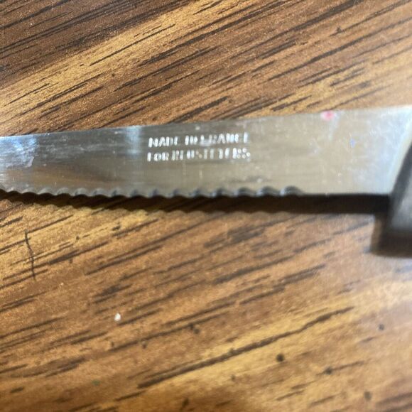 Neusteters Steak Knives Lot 3 Stainless Steel Made In France MCM Unique - Picture 3 of 6